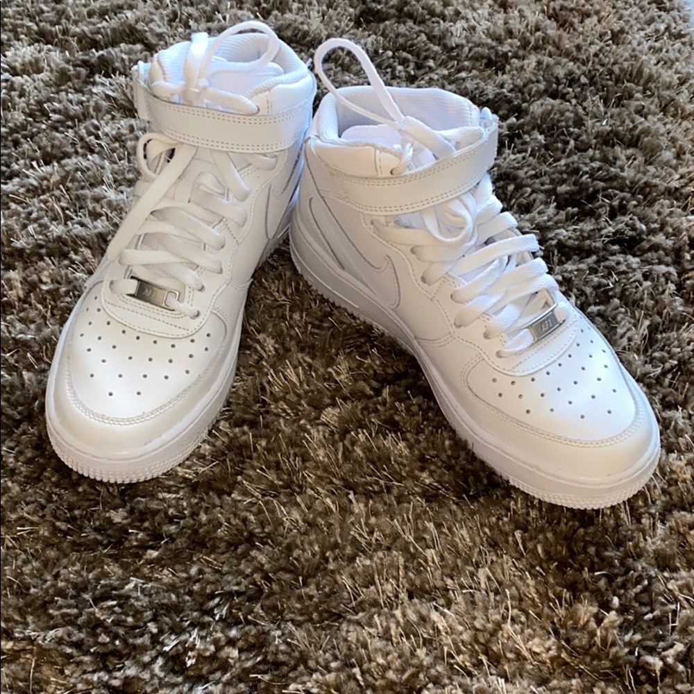 BRAND NEW White High Top Nike Air Force 1s